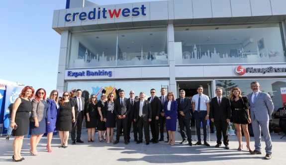 Creditwest Bank’ın 13. şubesi İskele’de açıldı