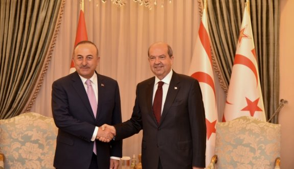 Cumhurbaşkanı Tatar, Türkiye Dışişleri Bakanı Çavuşoğlu’nu kabul etti