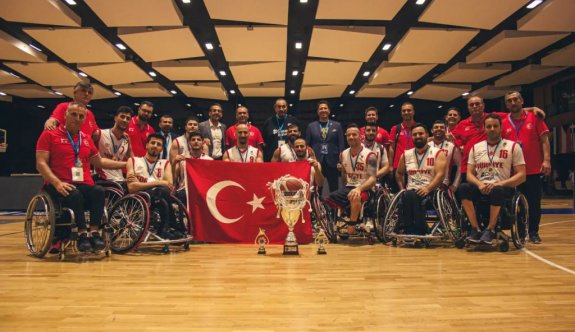 İbrahimli Türkiye Tekerlekli Sandalye Milli Takımı şampiyon