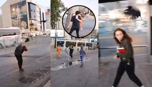 Kadıköy'de Hitchcock'un filmini anımsatan karga saldırısı
