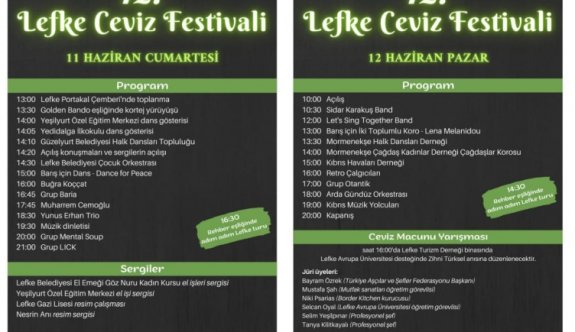 Lefke Ceviz Festivali başladı