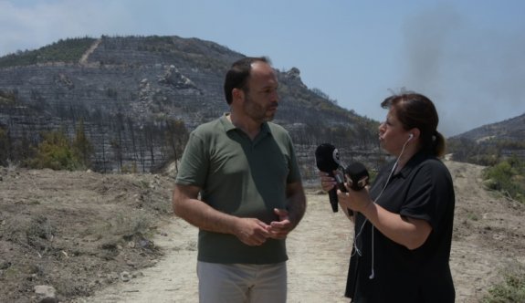 Sadıkoğlu "Yangınla mücadeledeki en büyük dezavantajımız rüzgar"