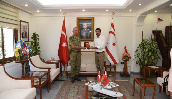 Cimnastik Federasyonu, Tümgeneral Topaloğlu'nu ziyaret etti