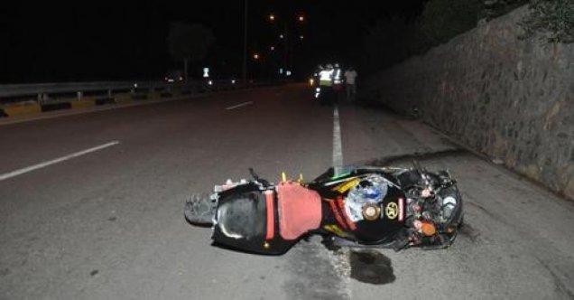 Dikkatsiz motosiklet sürücüsü ağır yaralandı