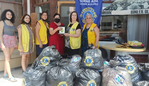 Girne Ada Lions Kulübü, Kanser Hastalarına Yardım Derneği’ni ziyaret etti
