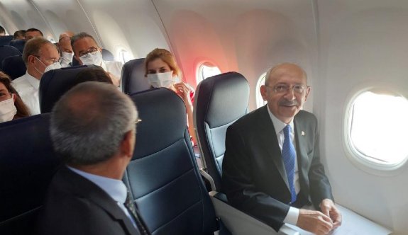 Kılıçdaroğlu ve 120 milletvekili aynı uçakta