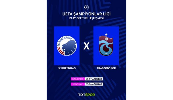 Trabzonspor'un rakibi FC Kopenhag