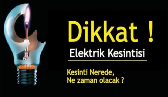 Girne’de bazı bölgeler yarın 4 saat elektriksiz kalacak