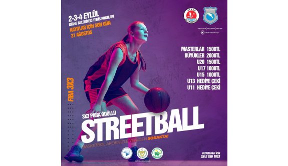 Girne’de sokak basketbolu heyecanı yaşanacak