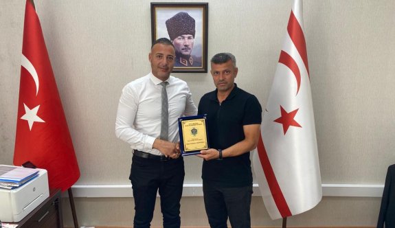 Mağusa Spor Akademisi, Hüseyin Cahitoğlu’nu ziyaret etti
