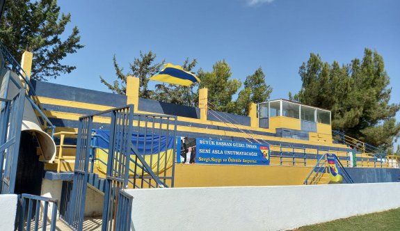 Yalova Tahsin Mertekçi Stadı ışıldıyor