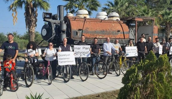 Bağımsız aday Reşat Kansoy Bisikletlerle Güzelyurt Turu’na katıldı