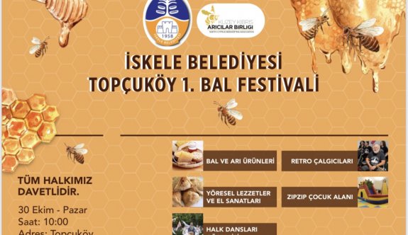 İskele Belediyesi 1. Bal Festivali bugün yapılıyor