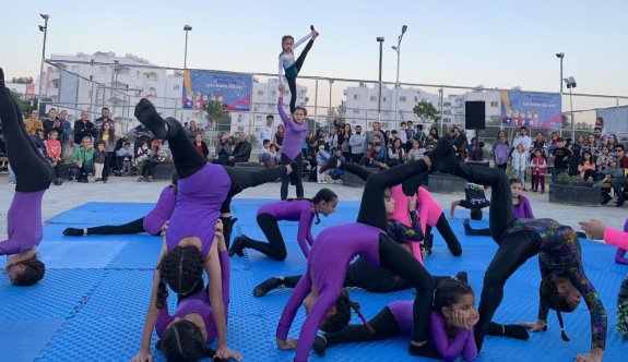 Ada Cimnastik, Kızılbaş Parkı’nda şov yaptı