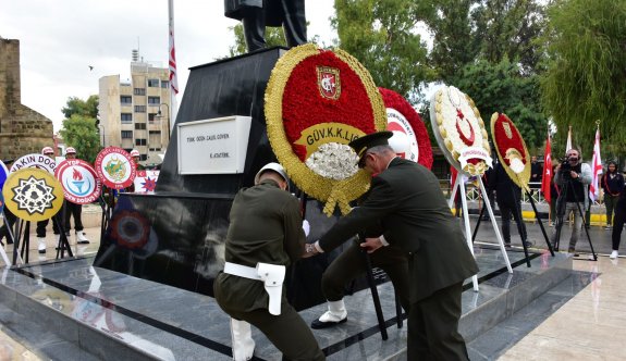 Ulu Önder Atatürk Lefkoşa'da törenle anıldı