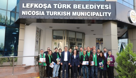 İncirli, Lefkoşa Türk Belediyesi’ni ziyaret etti