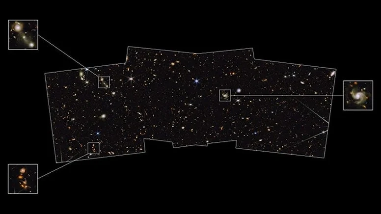 James Webb Uzay Teleskobu “pırlanta” gibi parlayan yeni galaksi görüntüledi