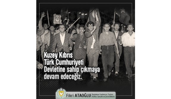 Fikri Ataoğlu, 27-28 Ocak 1958 Direnişi’nin 65'inci yıl dönümü dolayısıyla mesaj yayımladı