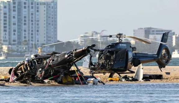 İki helikopter havada çarpıştı: 4 ölü, 9 yaralı