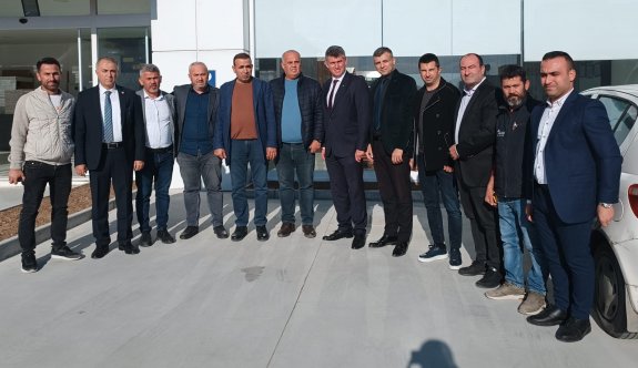 Türkiye Cumhuriyeti Lefkoşa Büyükelçisi Metin Feyzioğlu Alayköy sanayi bölgesini ziyaret etti