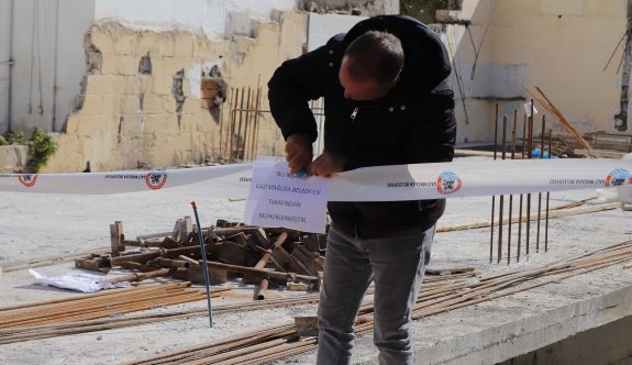 Gazimağusa Belediyesi 1 haftada 3 inşaat mühürledi