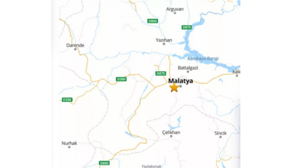 Malatya'daki korkutan depremin şiddeti 5.6
