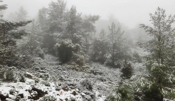 Soğuk havanın hüküm sürdüğü ülkede, Selvilitepe’ye ve Boğaz’a kar yağdı