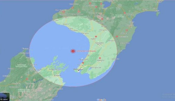 Yeni Zelanda'da 6,1 büyüklüğünde deprem meydana geldi