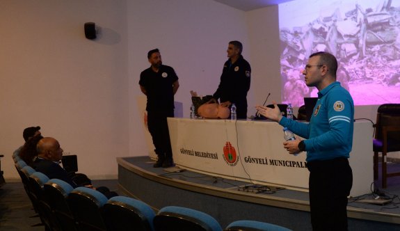 Gönyeli Alayköy Belediyesi’nde Doğal Afet ve İlk Yardım Eğitimi verildi