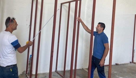 Akçay’da cimnastik salonu çalışmaları hızlandı