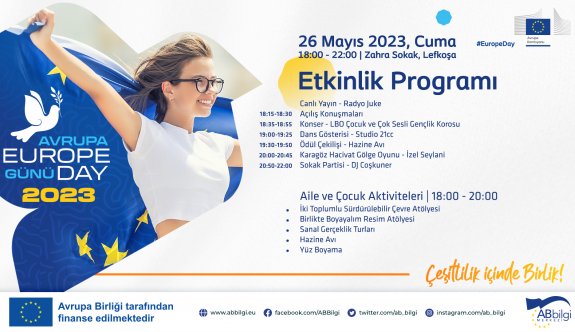 Lefkoşa’da yarın “2023 Avrupa Günü” etkinliği düzenleniyor