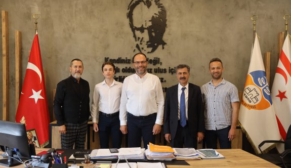 Üçhisar Belediye Başkanı Süslü İskele Belediye Başkanı Sadıkoğlu’nu ziyaret etti