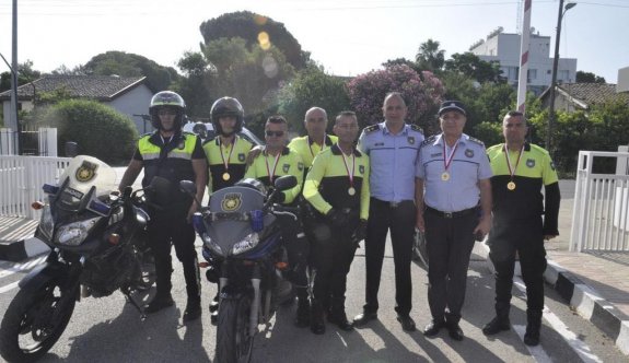 Polisin motorize ekipleri onurlandırıldı