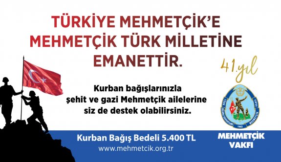 TSK Mehmetçik Vakfı, Vekâleten Kurban Bağışlarını kabul ediyor