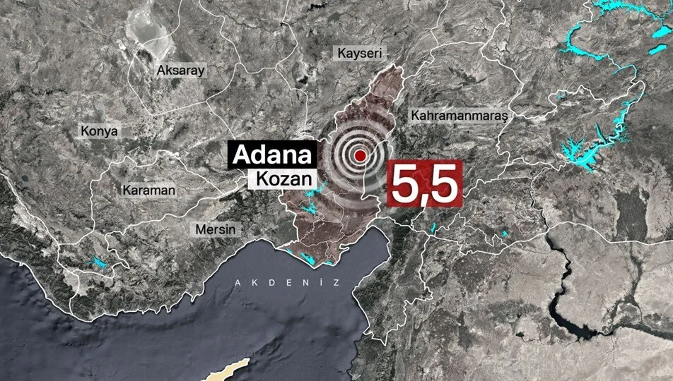 Adana'da arka arkaya korkutan depremler