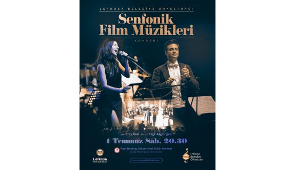 Lefkoşa Belediye Orkestrası, Senfonik Film Müzikleri Konseri yarın akşam…
