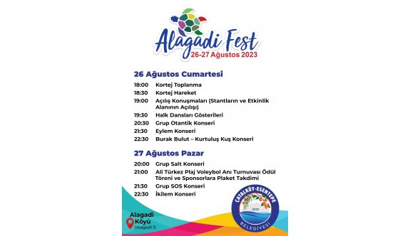 Alagadi’de festival düzenleniyor