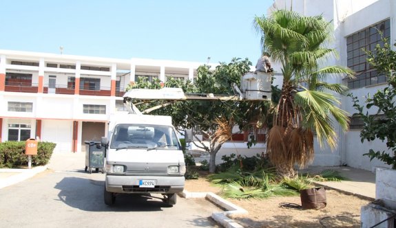 Gazimağusa Belediyesi: Okullarda genel temizlik ve bakım çalışması yapılıyor