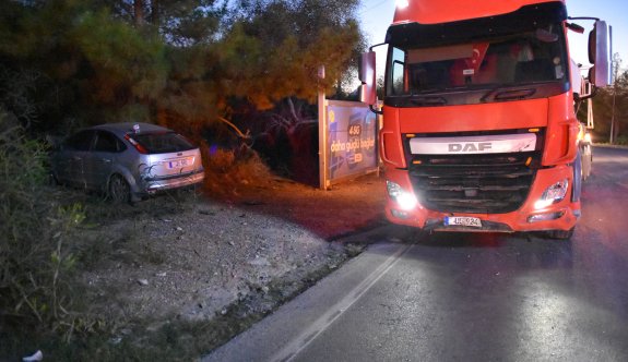 Girne-Çatalköy Anayolundaki trafik kazasında iki kişi yaralandı
