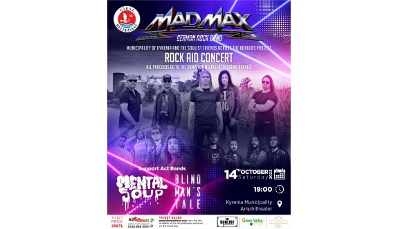 Alman Rock Grubu MadMax'ın konseri iptal oldu