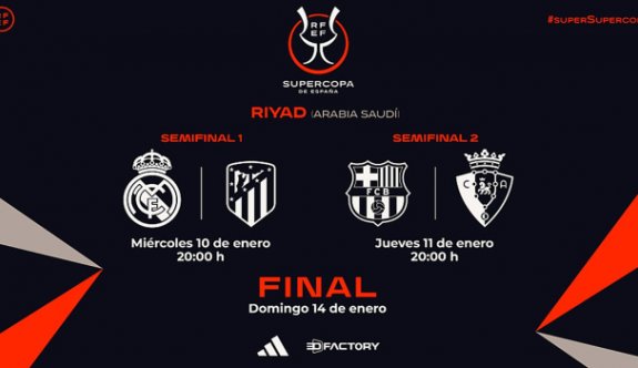 İspanya Süper Kupası maçları Suudi Arabistan'da