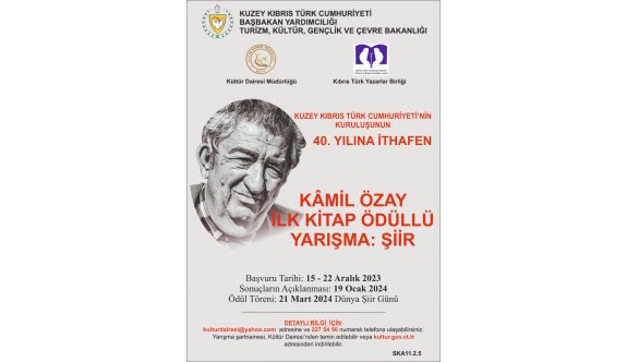 Kamil Özay adına şiir yarışması düzenlenecek