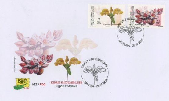 Posta Dairesi “Kıbrıs Endemikleri” konulu pul serisi ve ilk gün zarflarını satışa sunuyor