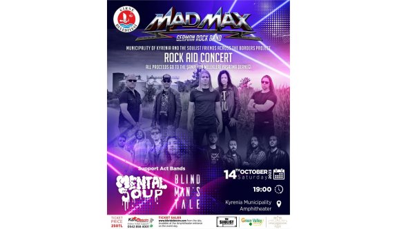 Ünlü Alman rock grubu Mad Max, KKTC'ye geliyor