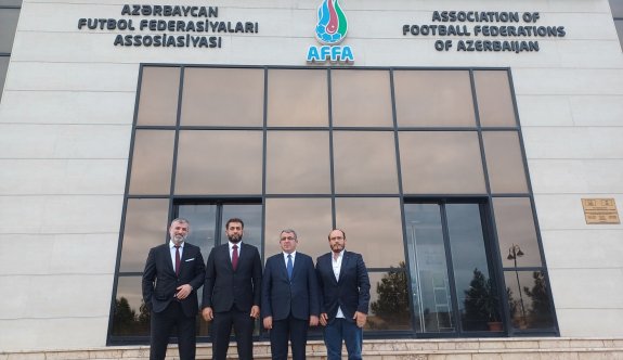 Yeşilova, Azerbaycan Futbol Federasyonu’nu ziyaret etti