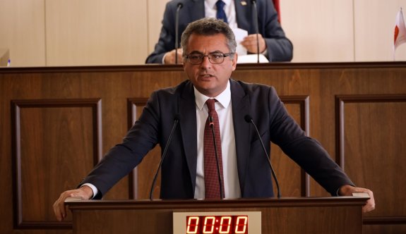 Erhürman'ın Meclis Genel Kurulu'ndaki konuşması