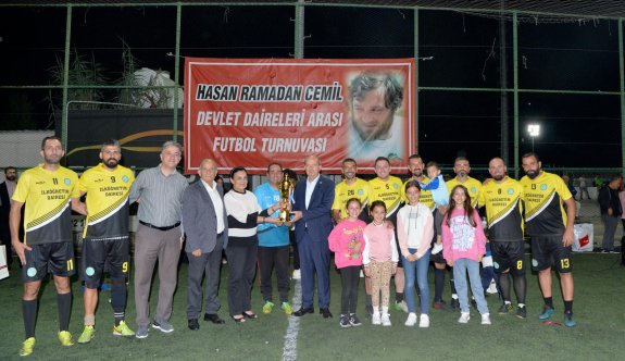 Hasan Ramadan Cemil Turnuvasında  şampiyon İlköğretim Dairesi