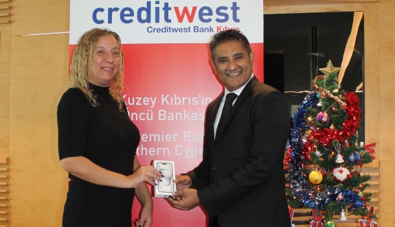 Creditwest Bank yeni yil hediye kampanyası talihlileri belirlendi