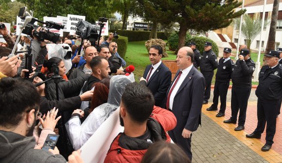Gardiyanoğlu ile Dinçyürek’e protesto