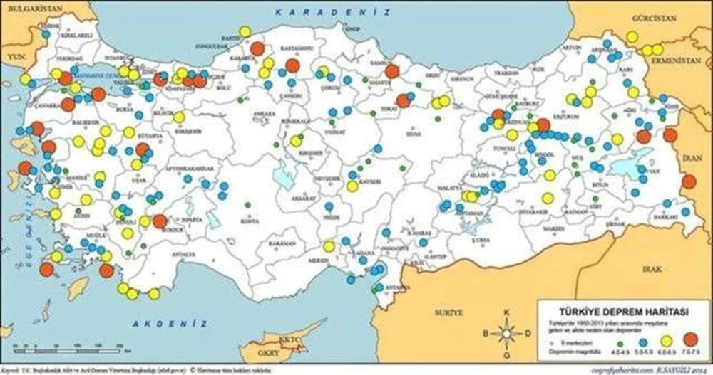 Türkiye'nin en riskli şehirleri belirlendi